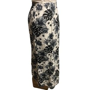 Gorgeous Hot Cotton Full length Monstera Plant Skirt